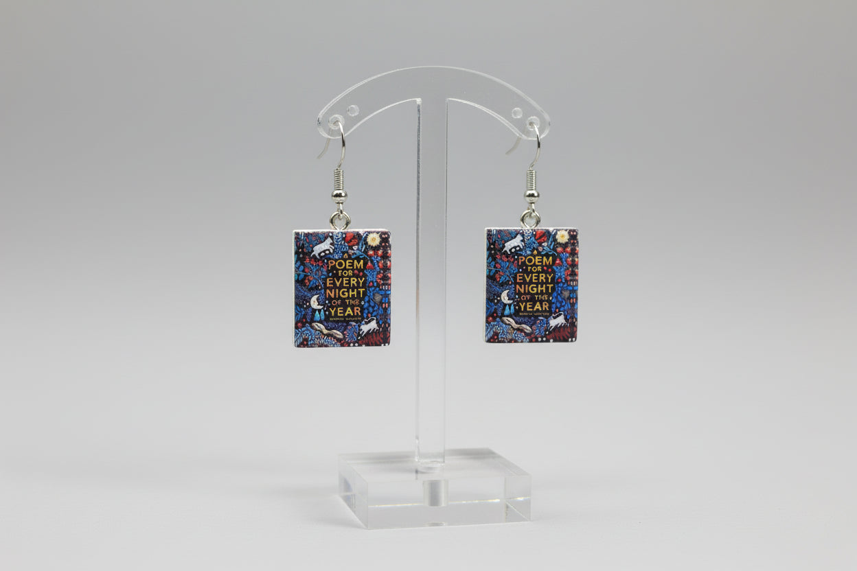 Mini Romance Book Earrings