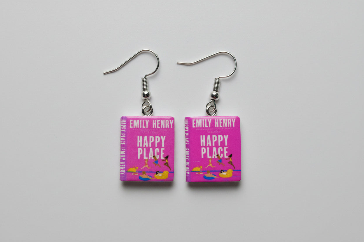 Mini Romance Book Earrings