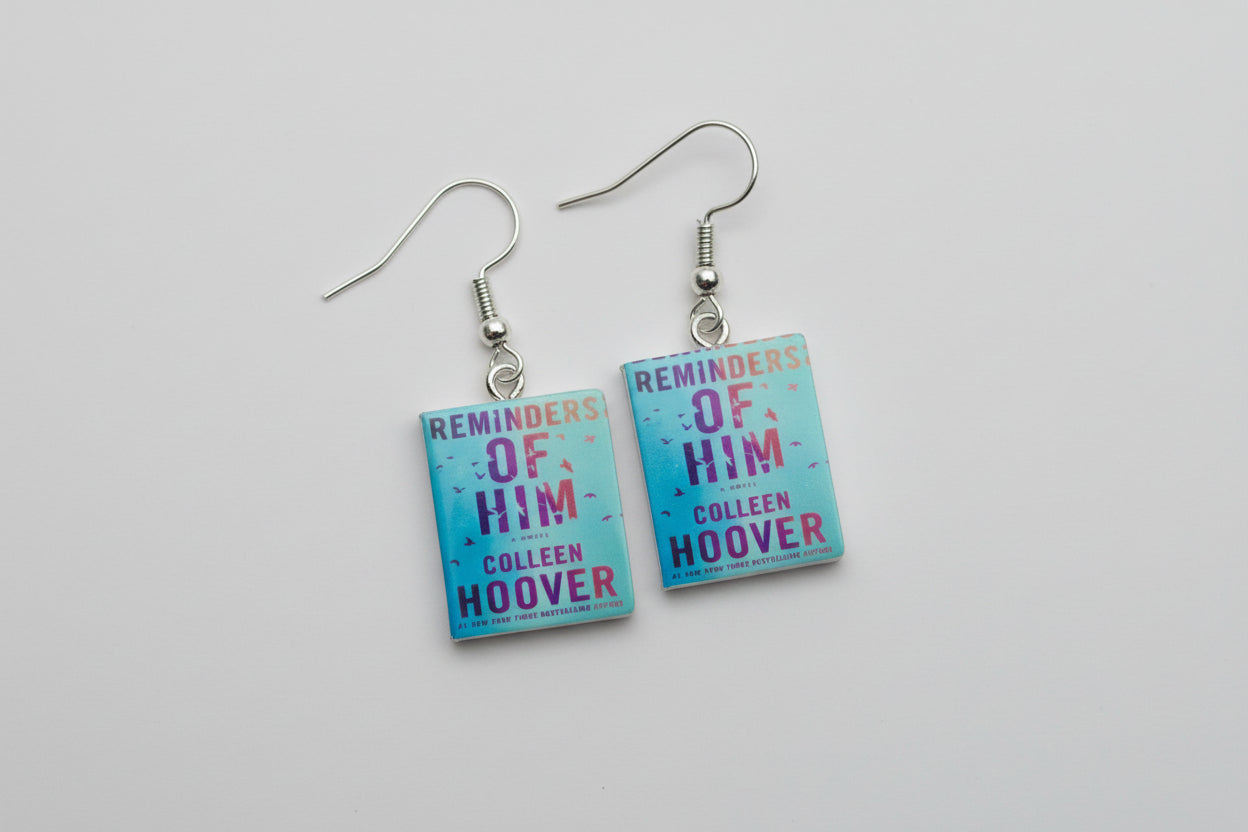 Mini Romance Book Earrings