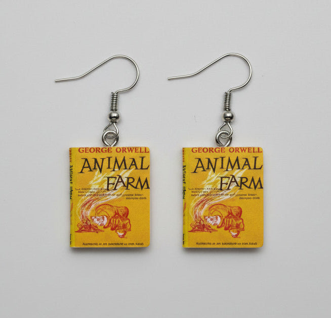 Mini Classic Book Earrings