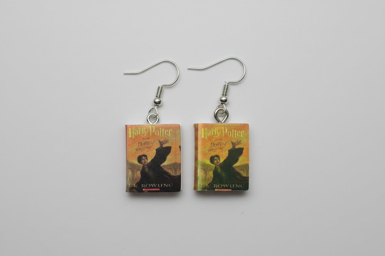 Mini Fantasy Book Earrings