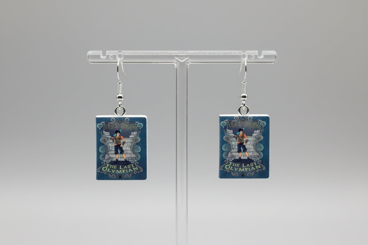 Mini Mythological Book Earrings