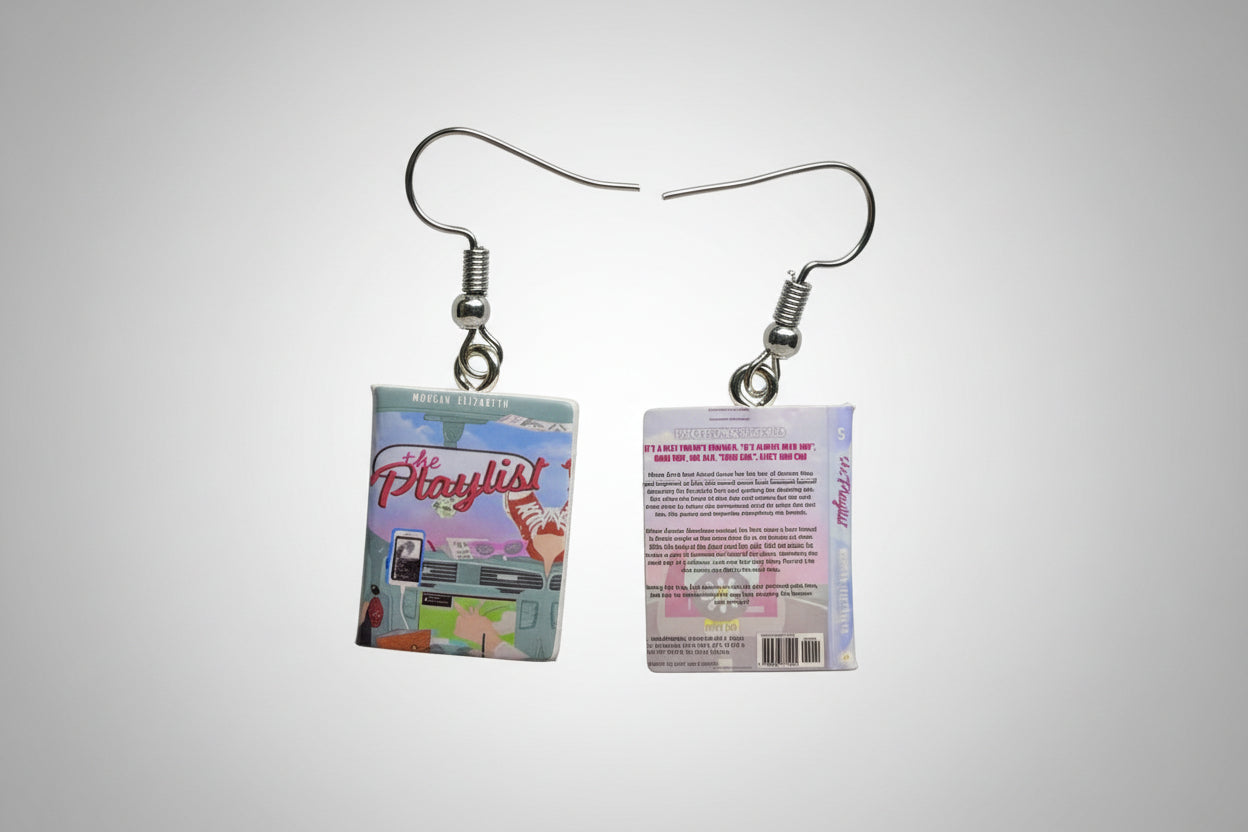 Mini Romance Book Earrings