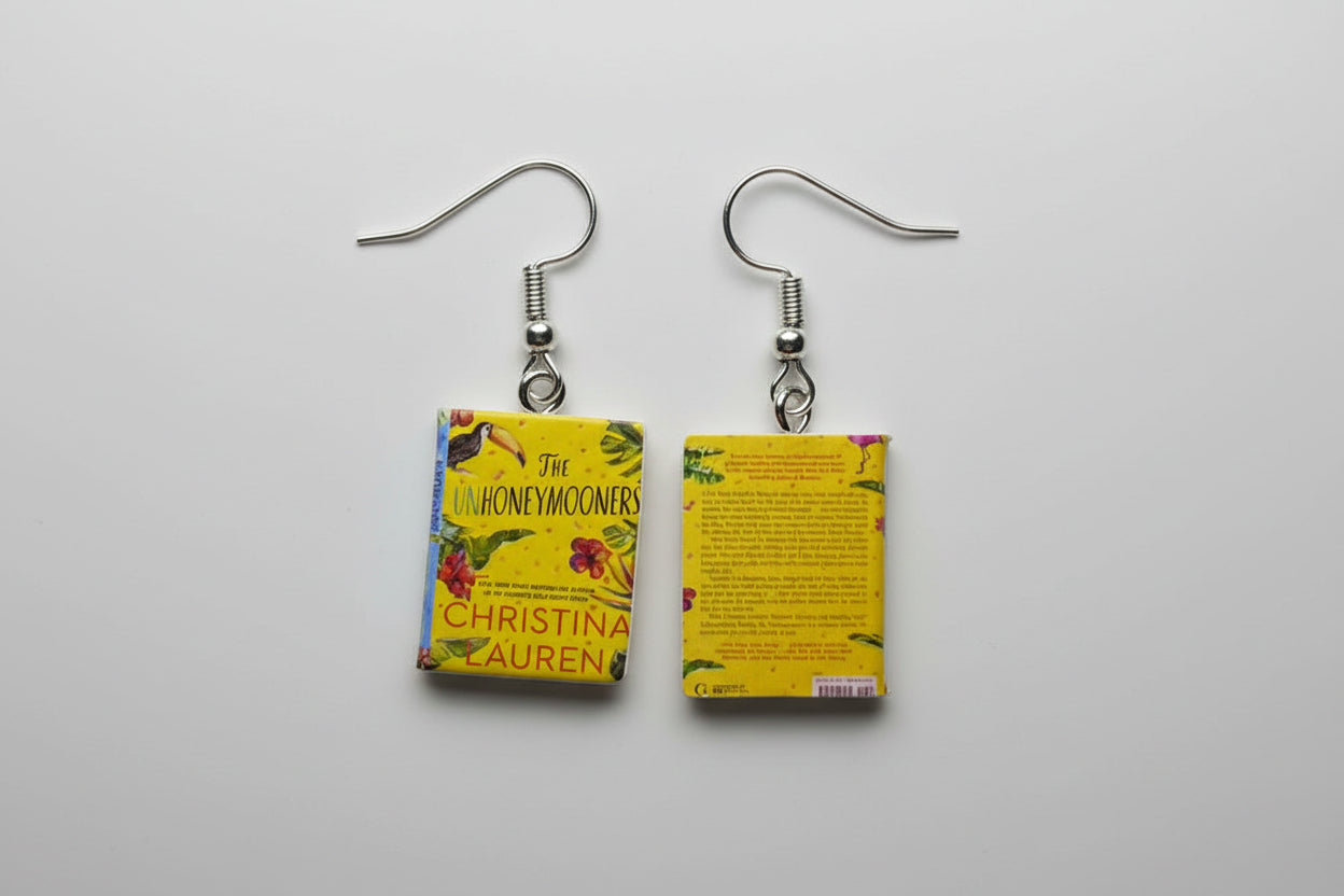 Mini Romance Book Earrings
