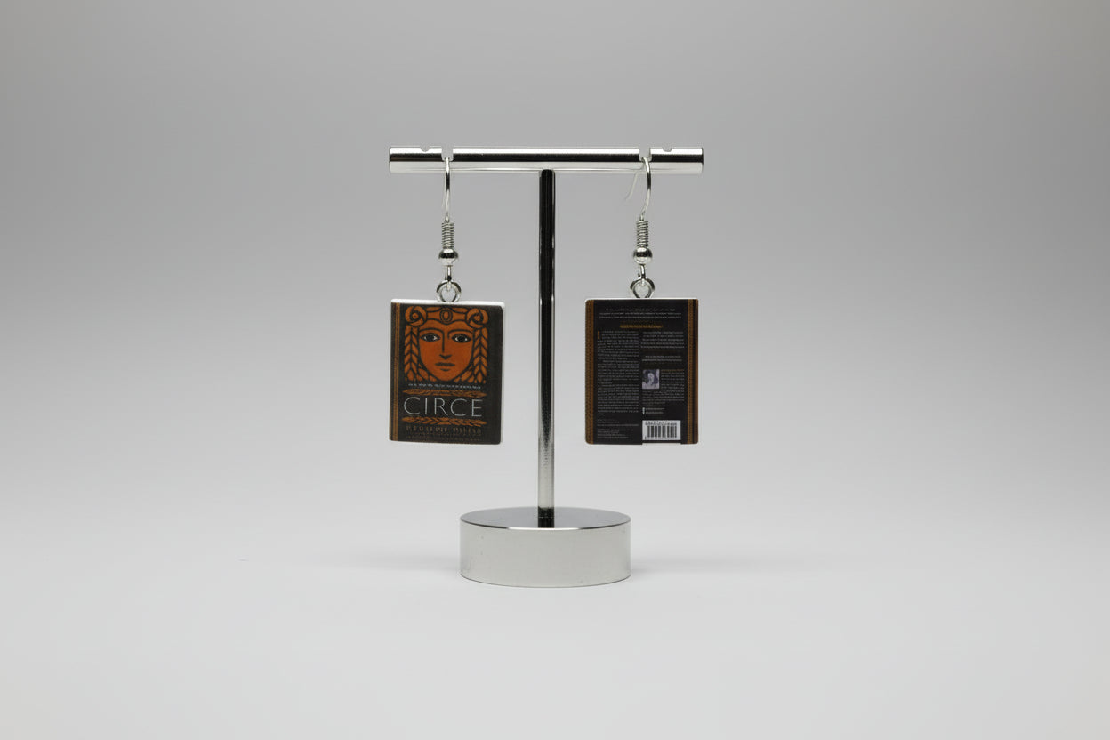 Mini Mythological Book Earrings