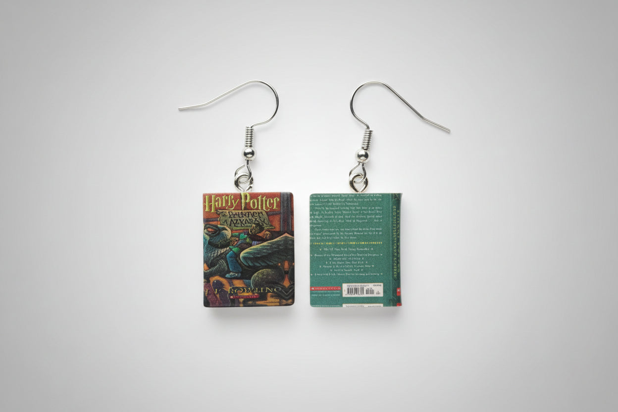 Mini Fantasy Book Earrings