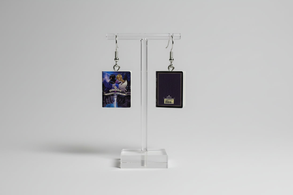 Mini Fantasy Book Earrings