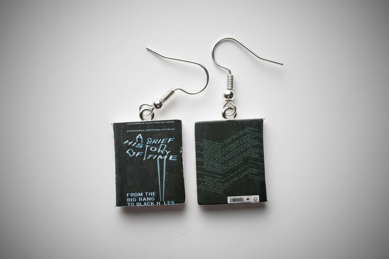Mini Non-Fiction Book Earrings