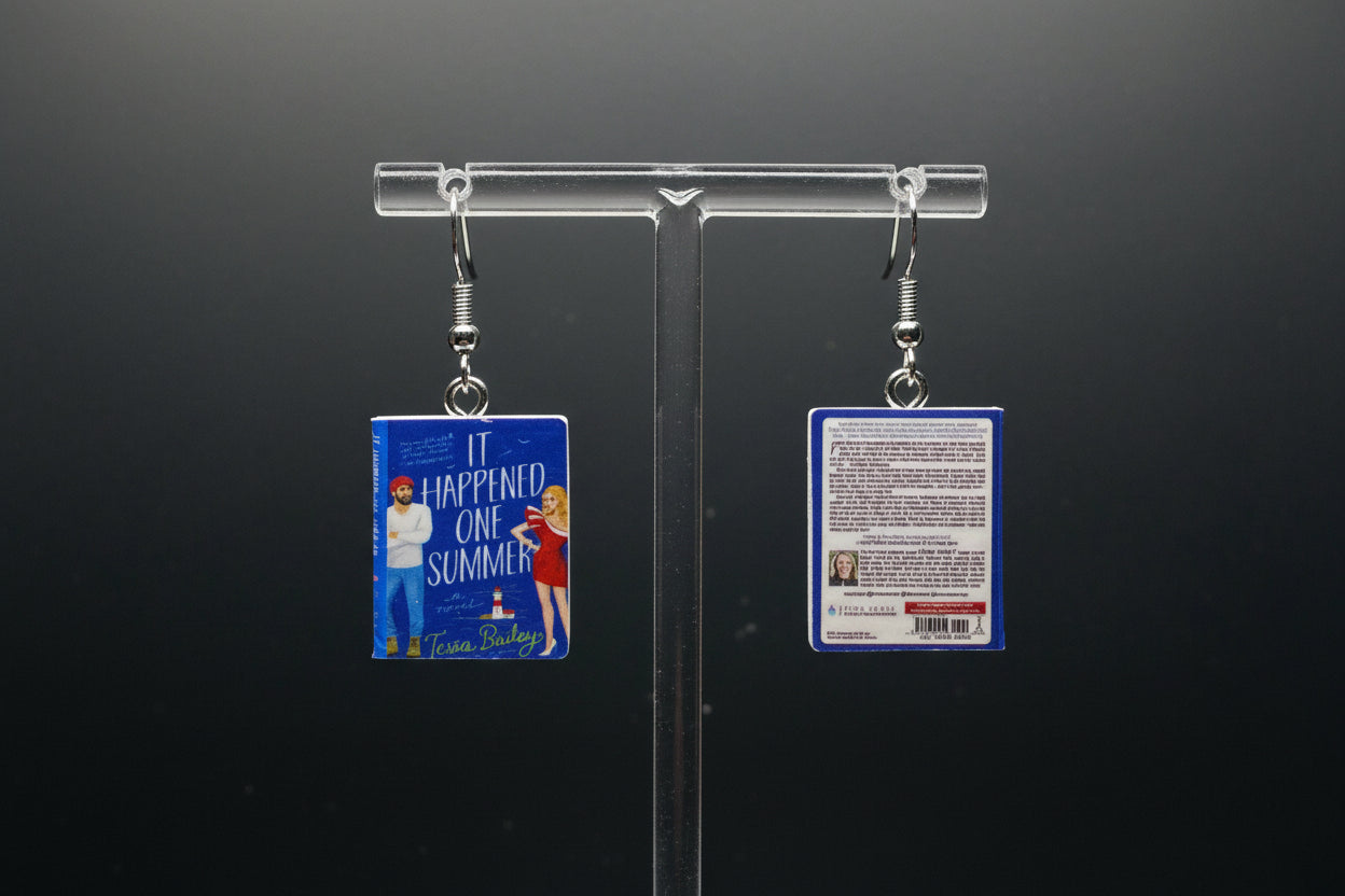 Mini Romance Book Earrings