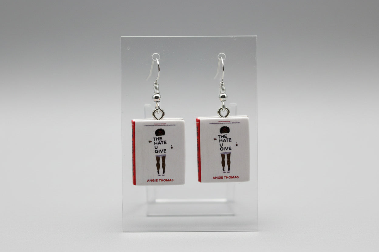 Mini Non-Fiction Book Earrings