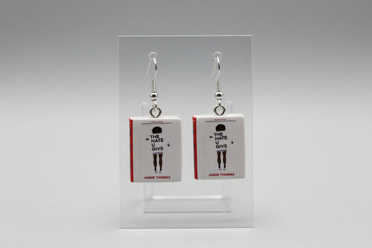 Mini Non-Fiction Book Earrings
