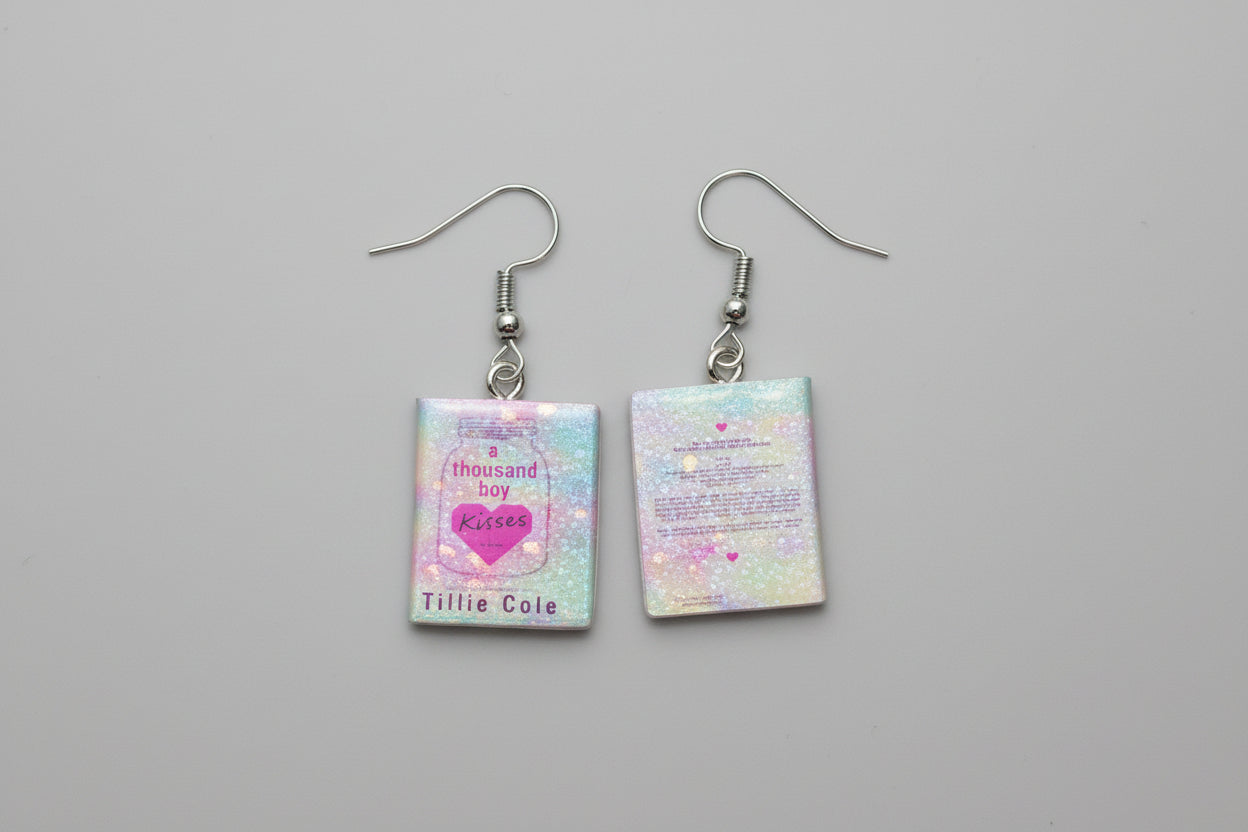 Mini Romance Book Earrings