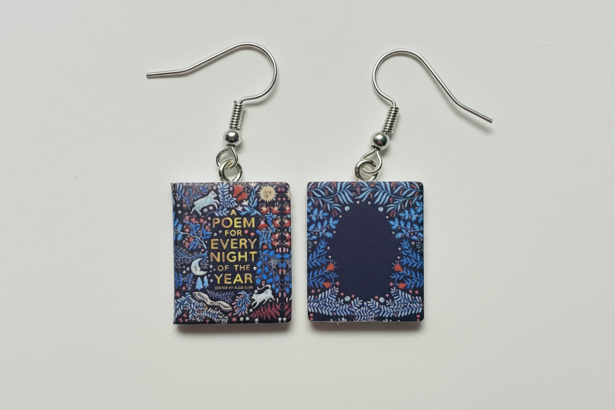Mini Romance Book Earrings