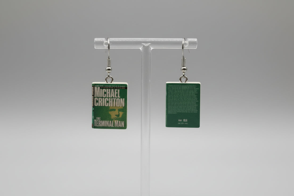 Mini Horror Book Earrings