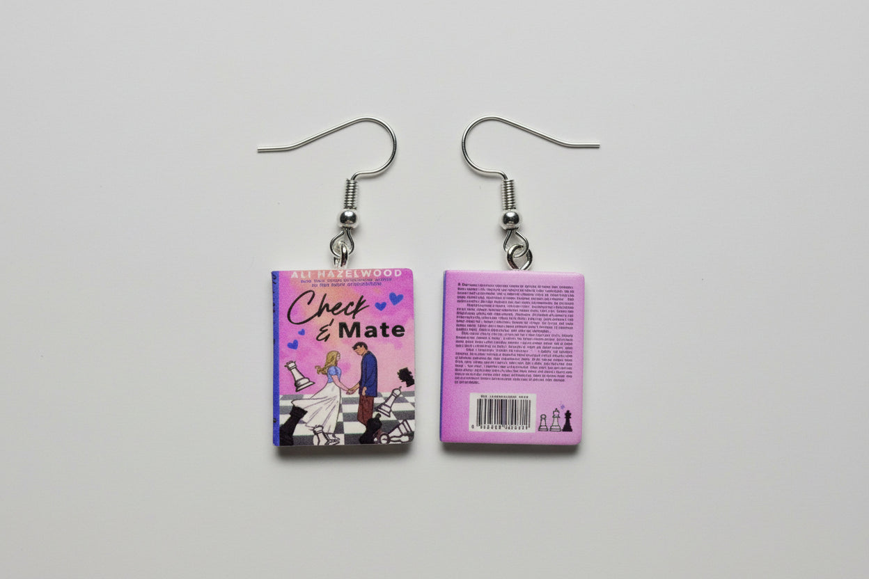 Mini Romance Book Earrings