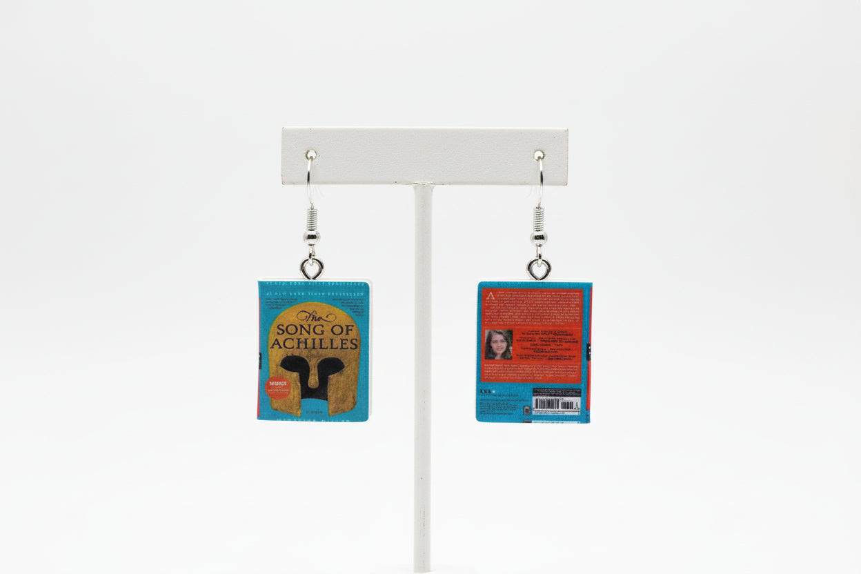 Mini Mythological Book Earrings
