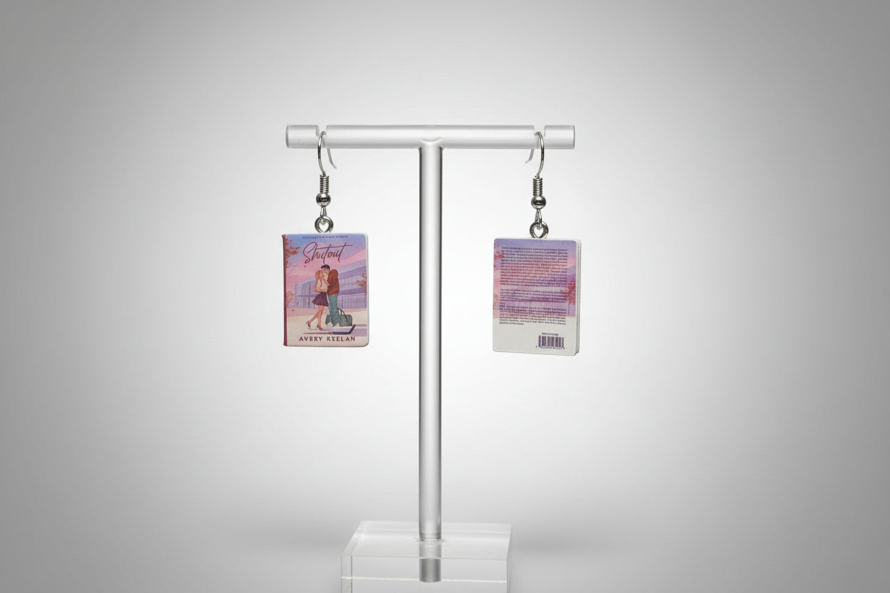 Mini Romance Book Earrings