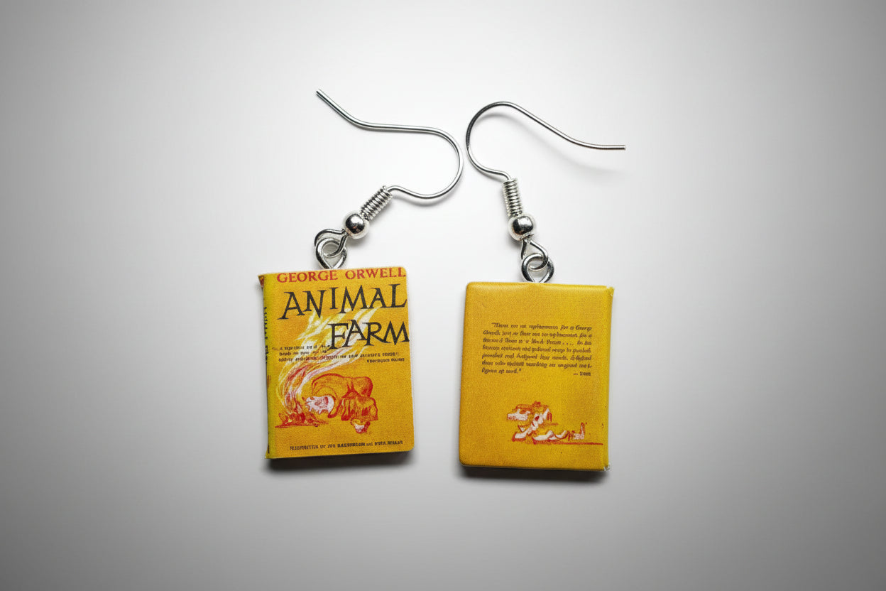 Mini Classic Book Earrings