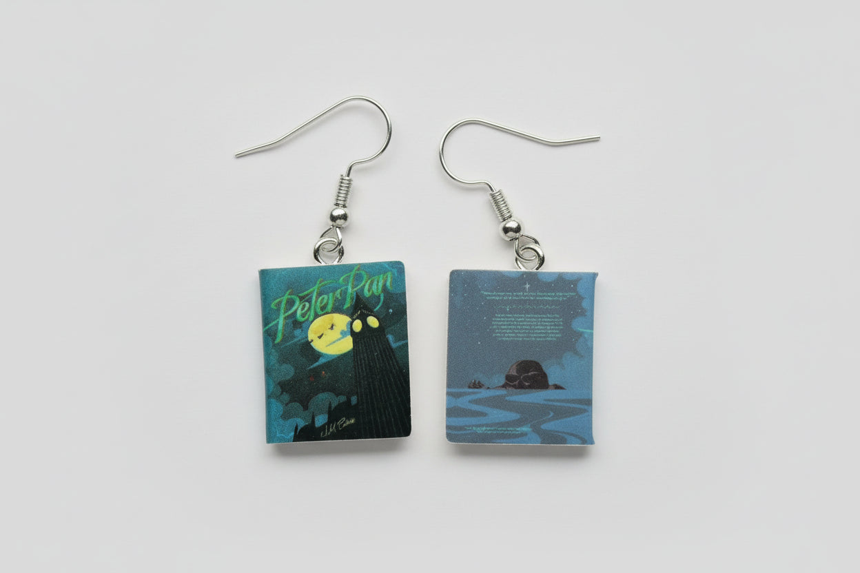Mini Fairytale Book Earrings