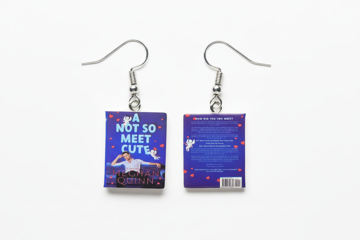 Mini Romance Book Earrings