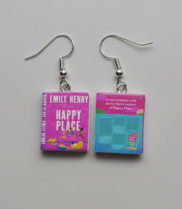 Mini Romance Book Earrings