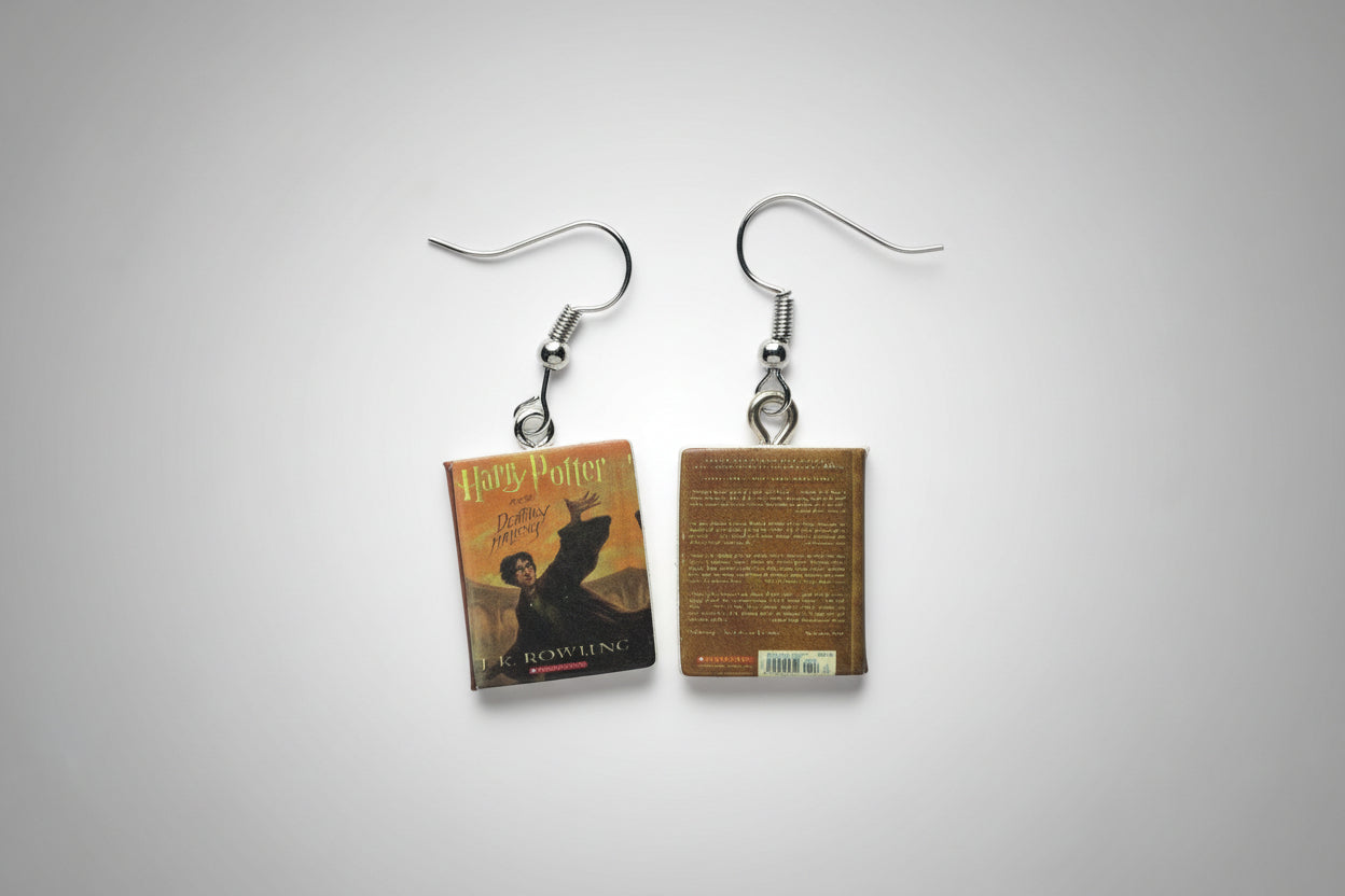 Mini Fantasy Book Earrings