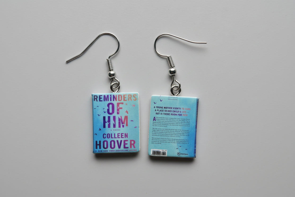 Mini Romance Book Earrings