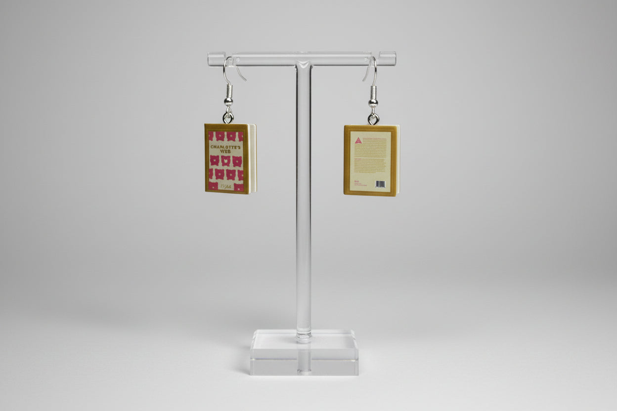 Mini Classic Book Earrings