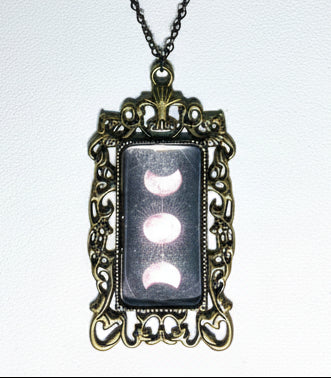 Vintage Space Pendant Necklace