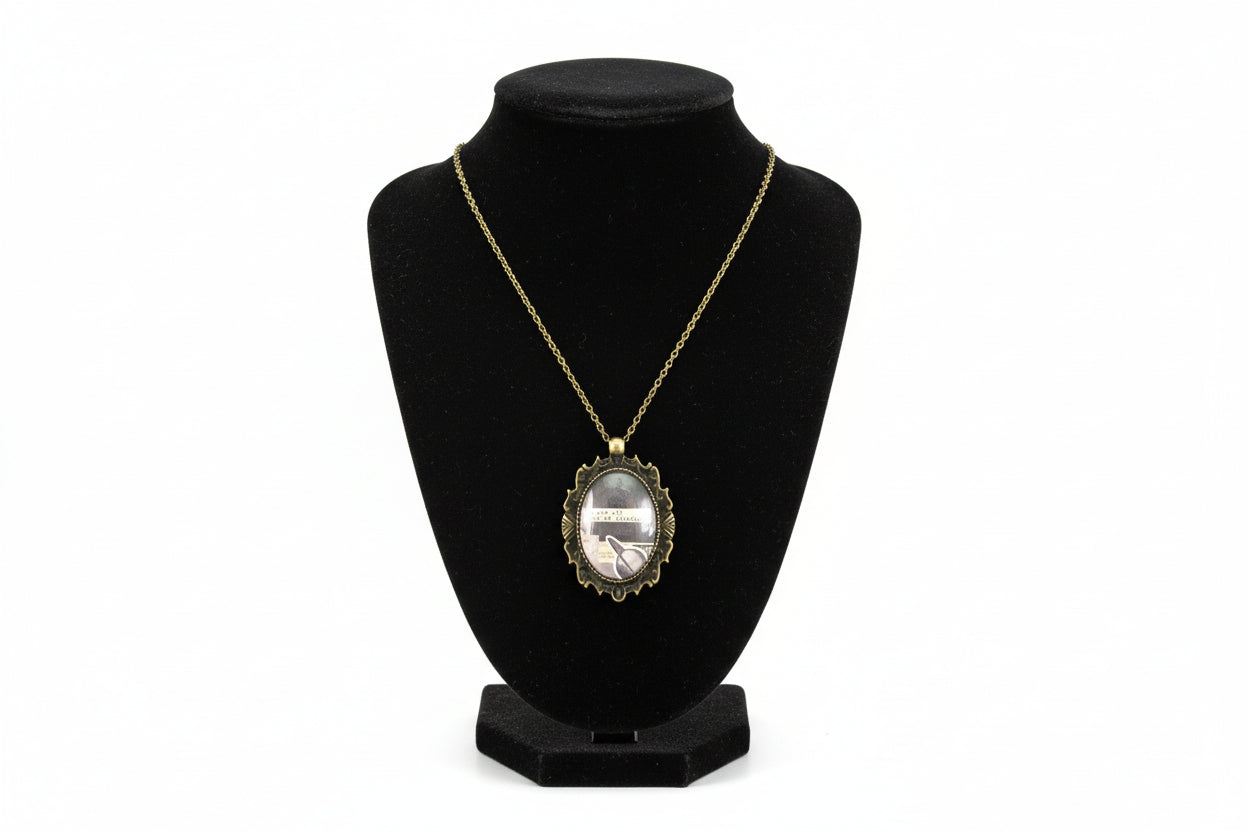 Vintage Space Pendant Necklace